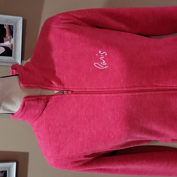 Paris Vibrant Pink Zip-Up - Picture 2 of 11